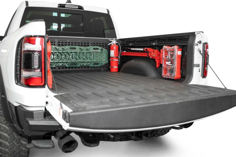 Ram TRX Bed Side Molle Panels - Passenger - Addictive Desert Designs - Full Set - Hammer Black - `21-`23